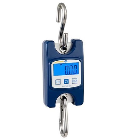 PCE INSTRUMENTS Hanging Crane Scales, Up to 50 kg PCE-HS 50N